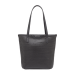 Geflochtene Tasche aus recyceltem Leder „Ban“ Taupe