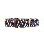 Leather and Cotton Elastic Belt