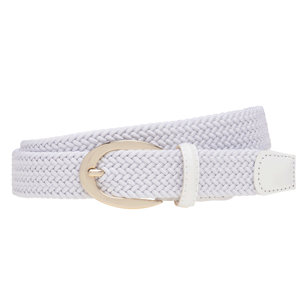 White 2025 fabric belt