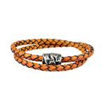 Bracelet en cuir double tour