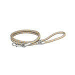 Leather and Reflector Dog Leash - Medium