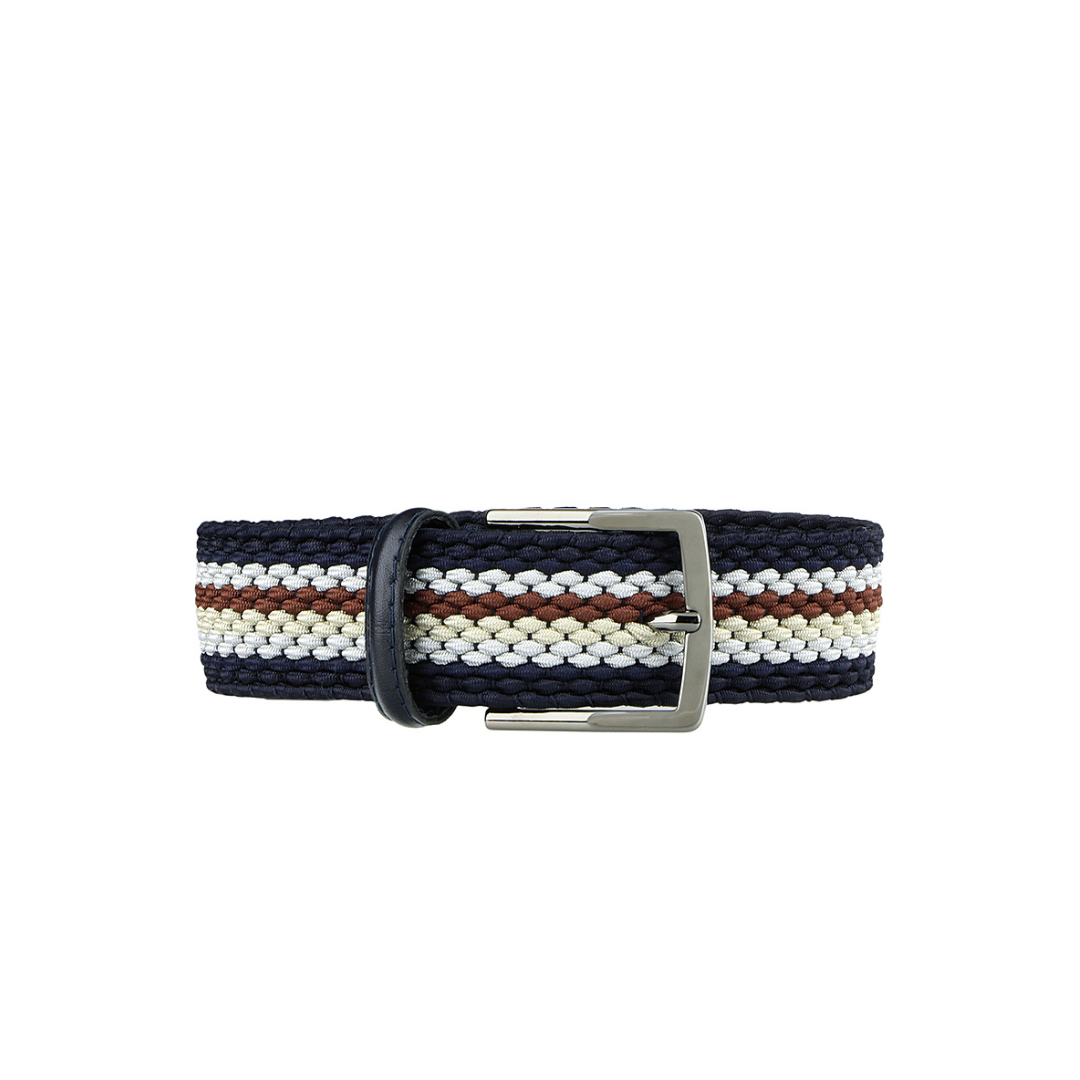 Rayon Stripes Stretch Belt