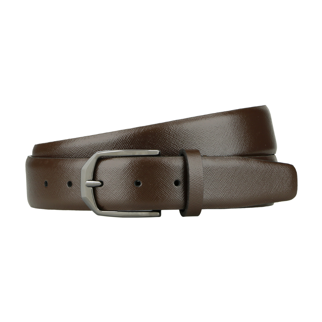Ceinture cuir marron gold doublé - tannage vegetal - largeur 35 mm Ceinture cuir marron gold doublé - tannage vegetal - largeur 35 mm