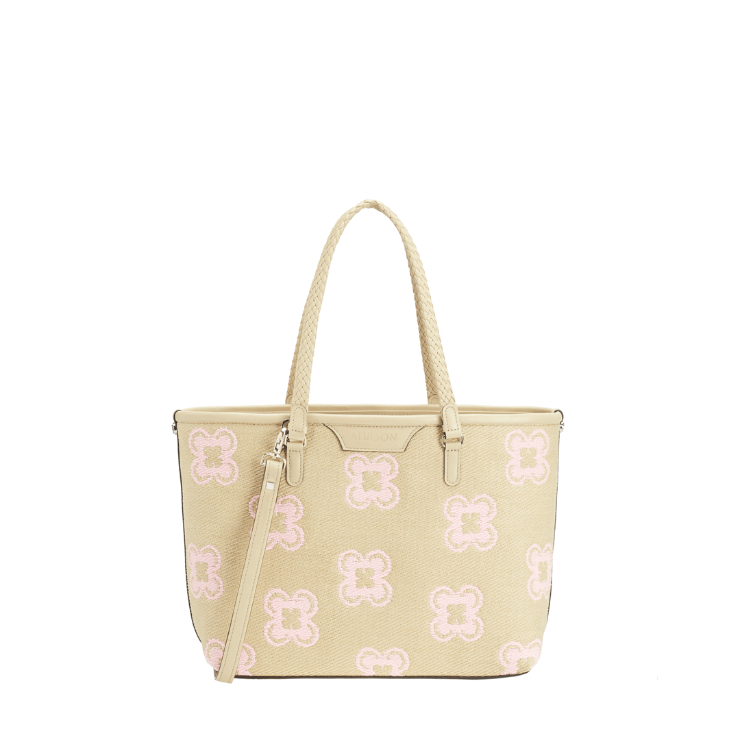 Braided Cotton Handbag "Ban Flower"