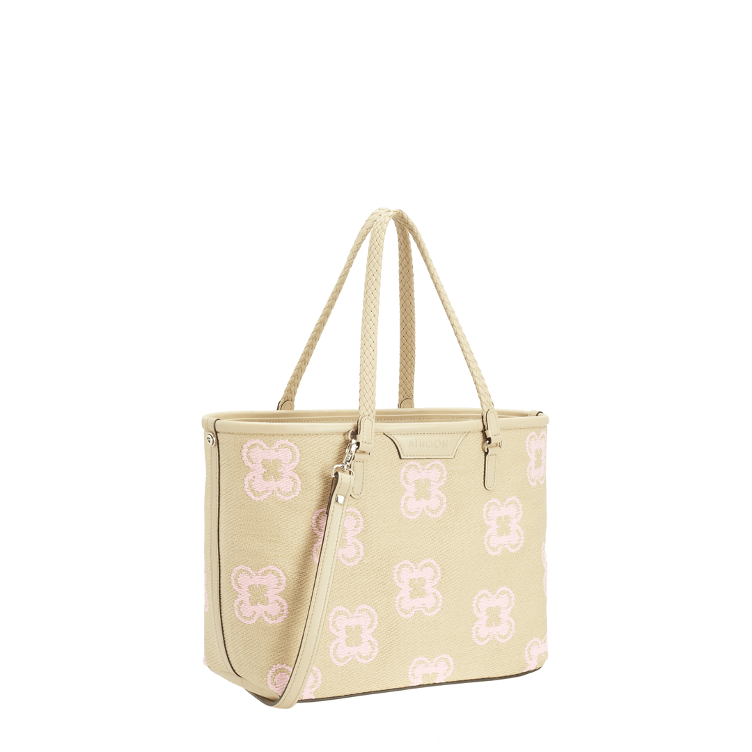 Braided Cotton Handbag "Ban Flower"