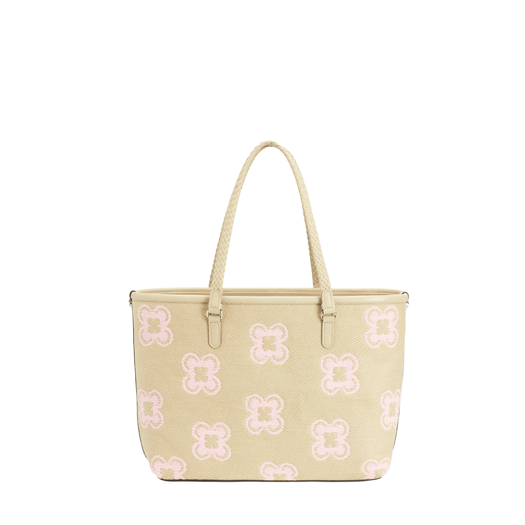 Braided Cotton Handbag "Ban Flower"