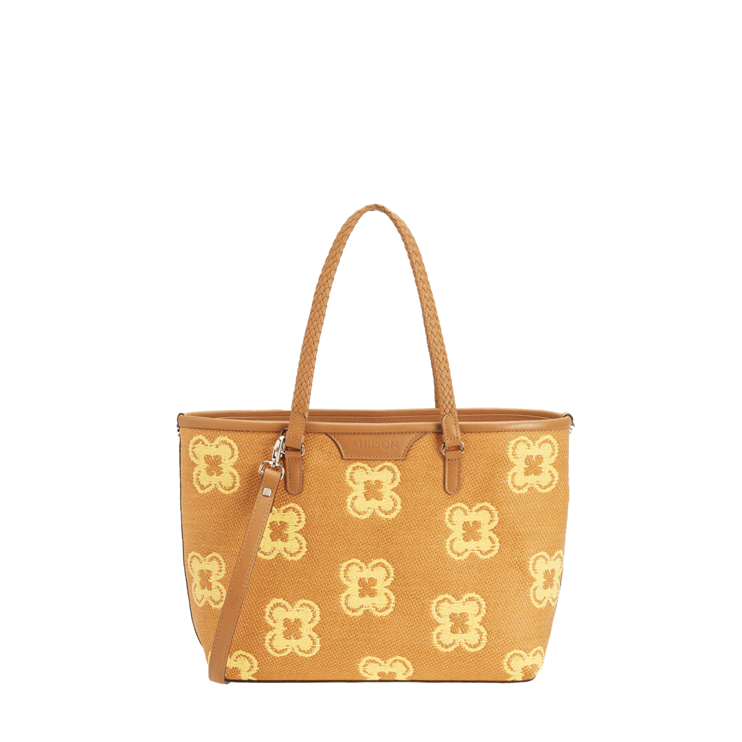 Braided Cotton Handbag "Ban Flower"