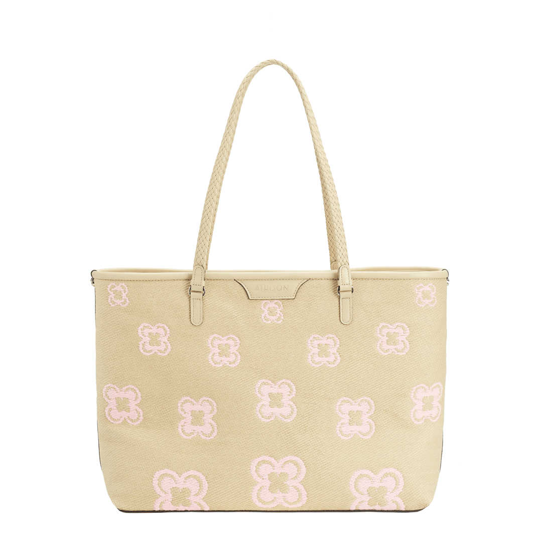 Braided Cotton Shopping Bag "Ban Flower"
