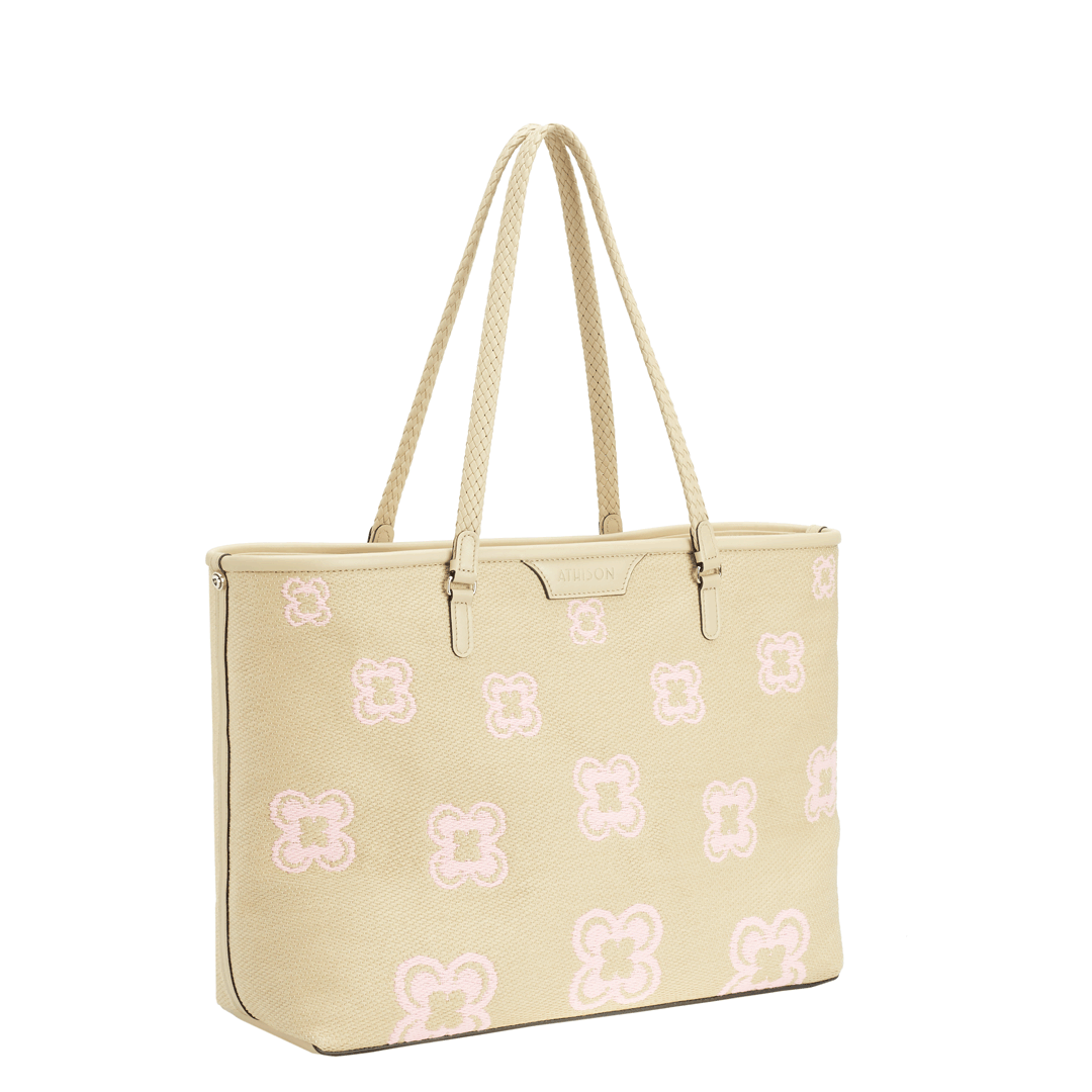 Braided Cotton Shopping Bag "Ban Flower"