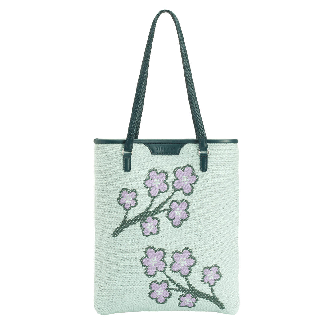 Braided Cotton Tote Bag "Ban Twig"