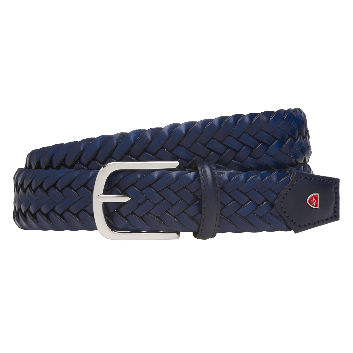Braided Leather and Cotton Belt