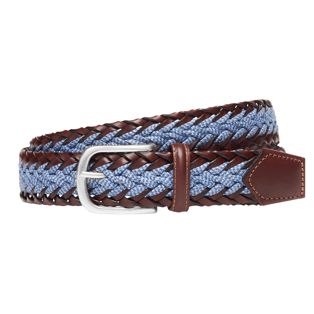 Leather and Cotton Belt