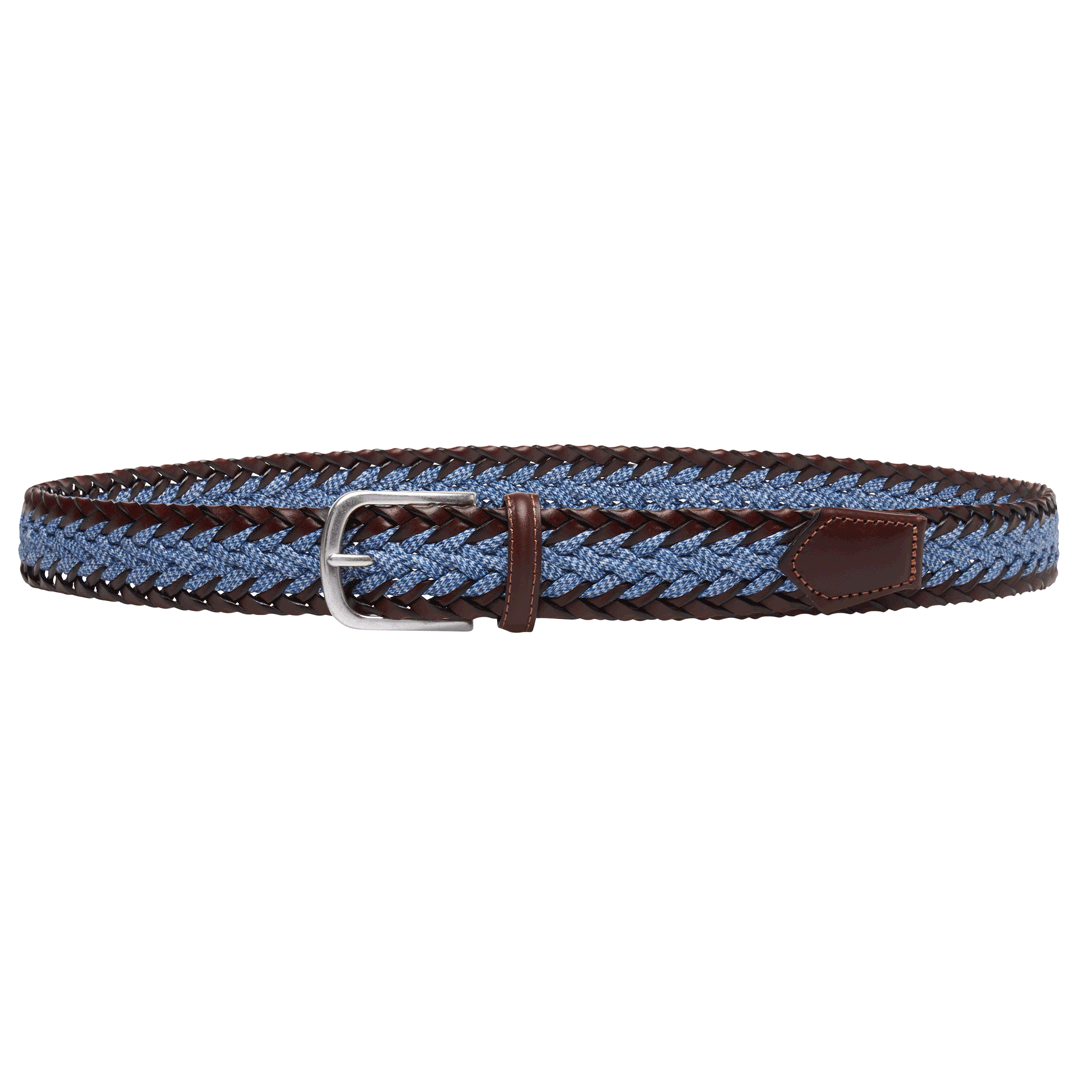 Leather and Cotton Belt