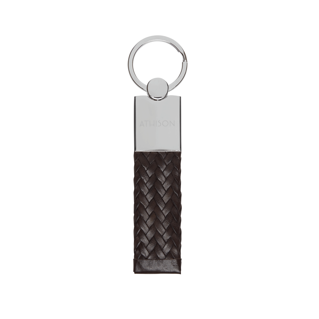 Leather Tubular Keyring