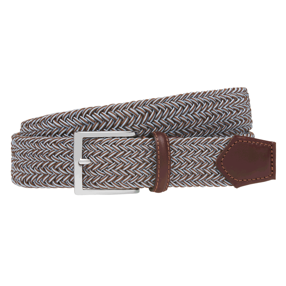Rayon Veined Stretch Belt