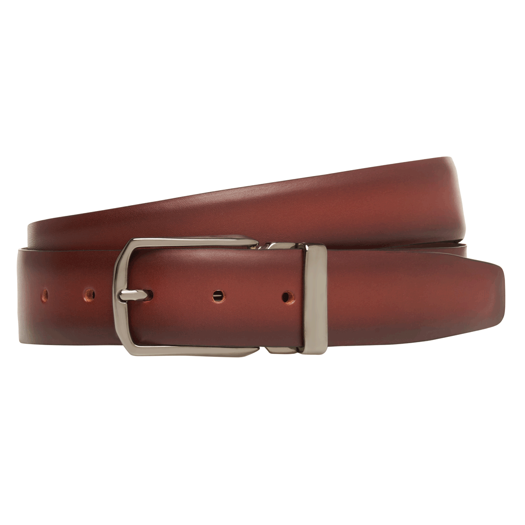 Shaded Leather Belt