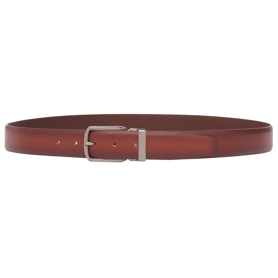 Shaded Leather Belt