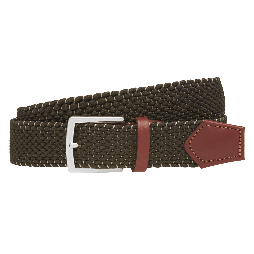 Woven Rayon Stretch Belt