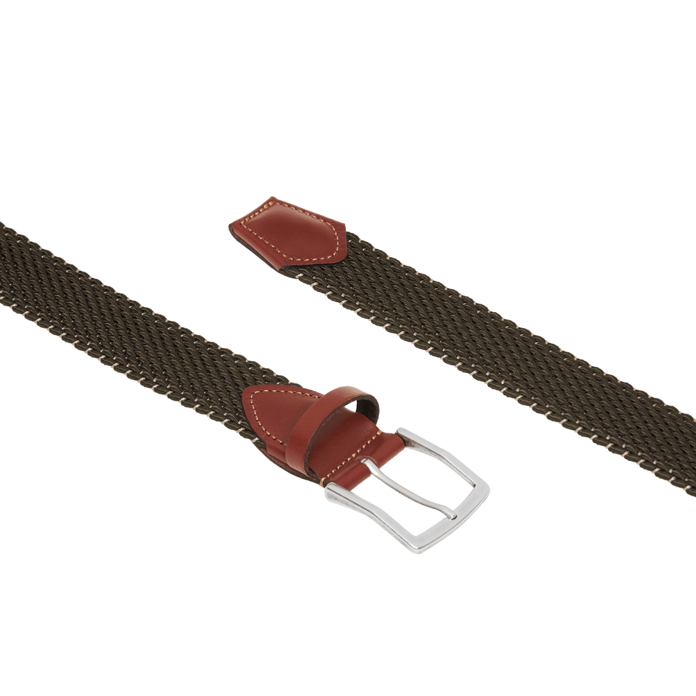 Woven Rayon Stretch Belt
