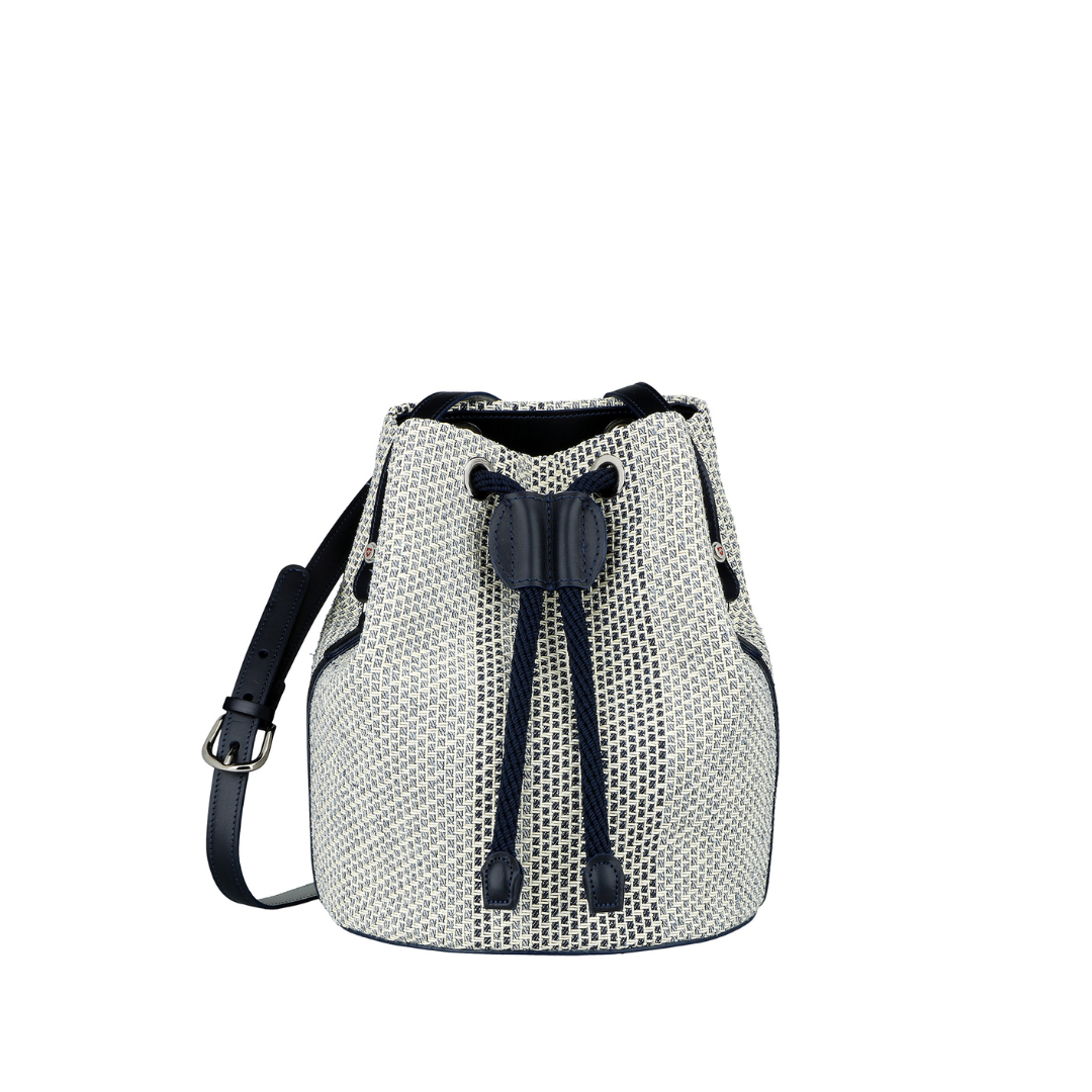 Braided Cotton Basket Bag "Busin"