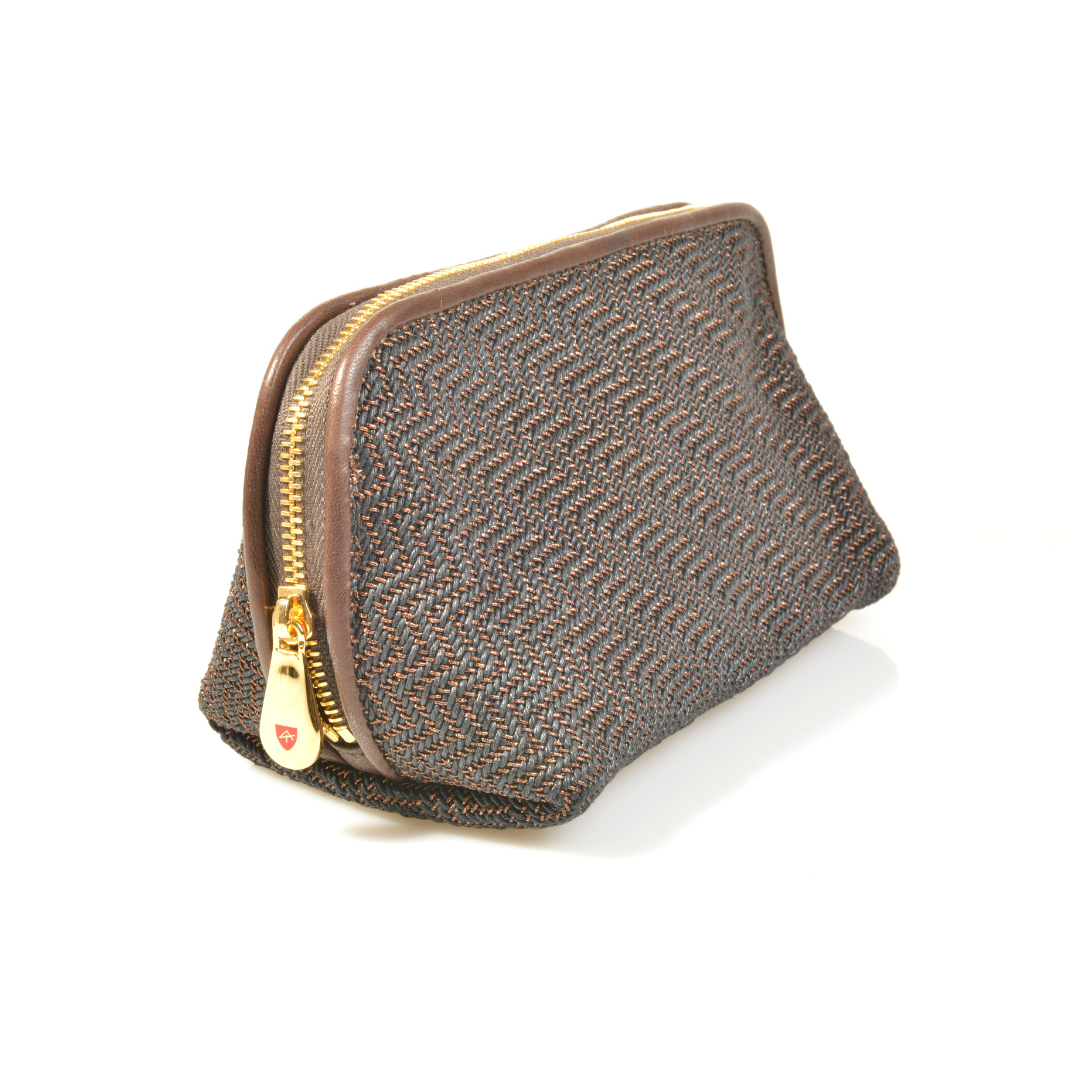 Braided Cotton and Lurex Pochette
