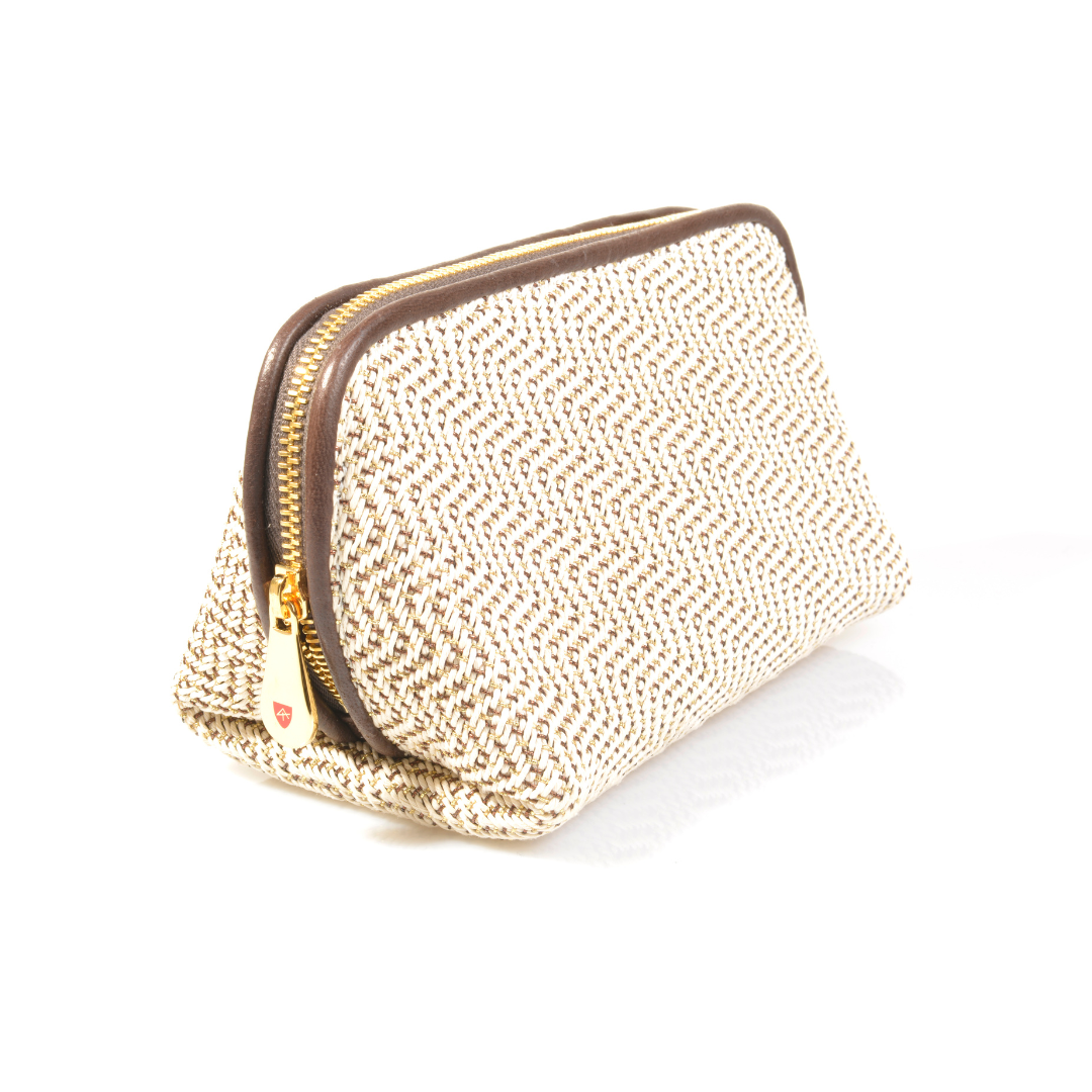 Braided Cotton and Lurex Pochette
