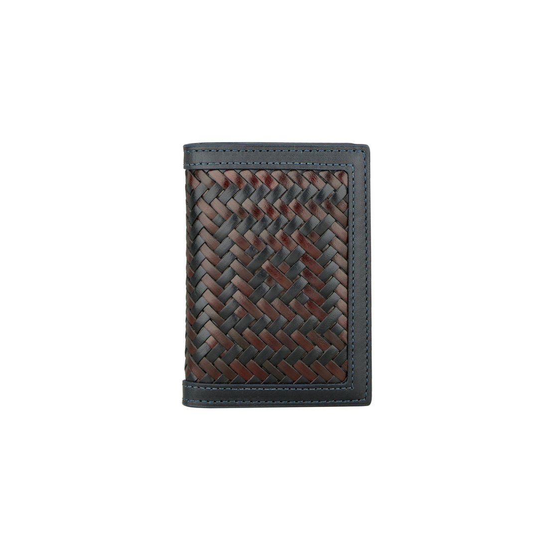 Braided Leather Business Cardholder
