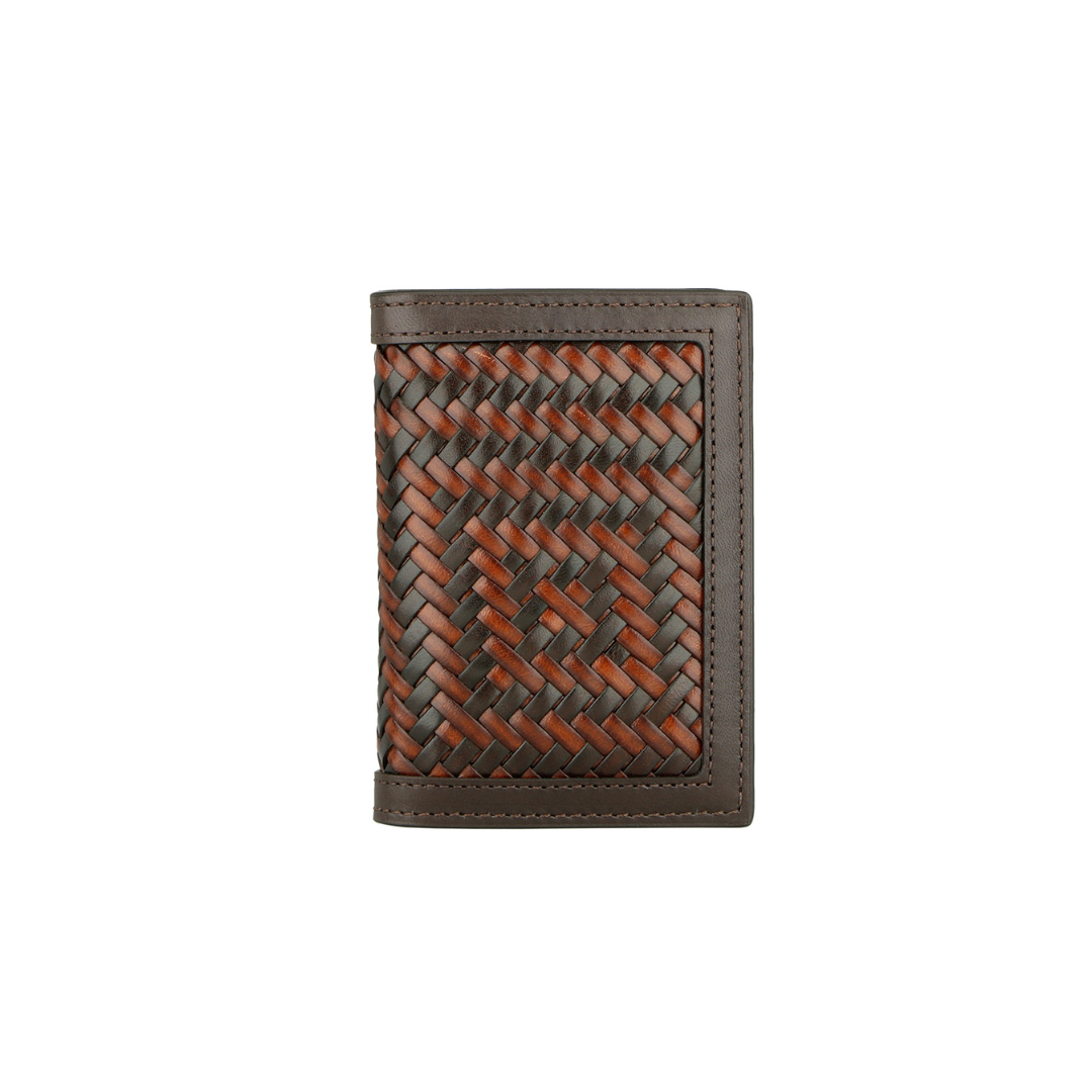 Braided Leather Business Cardholder