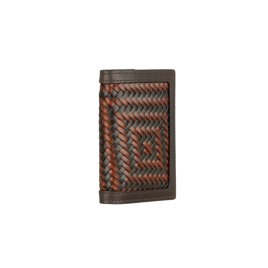 Braided Leather Business Cardholder