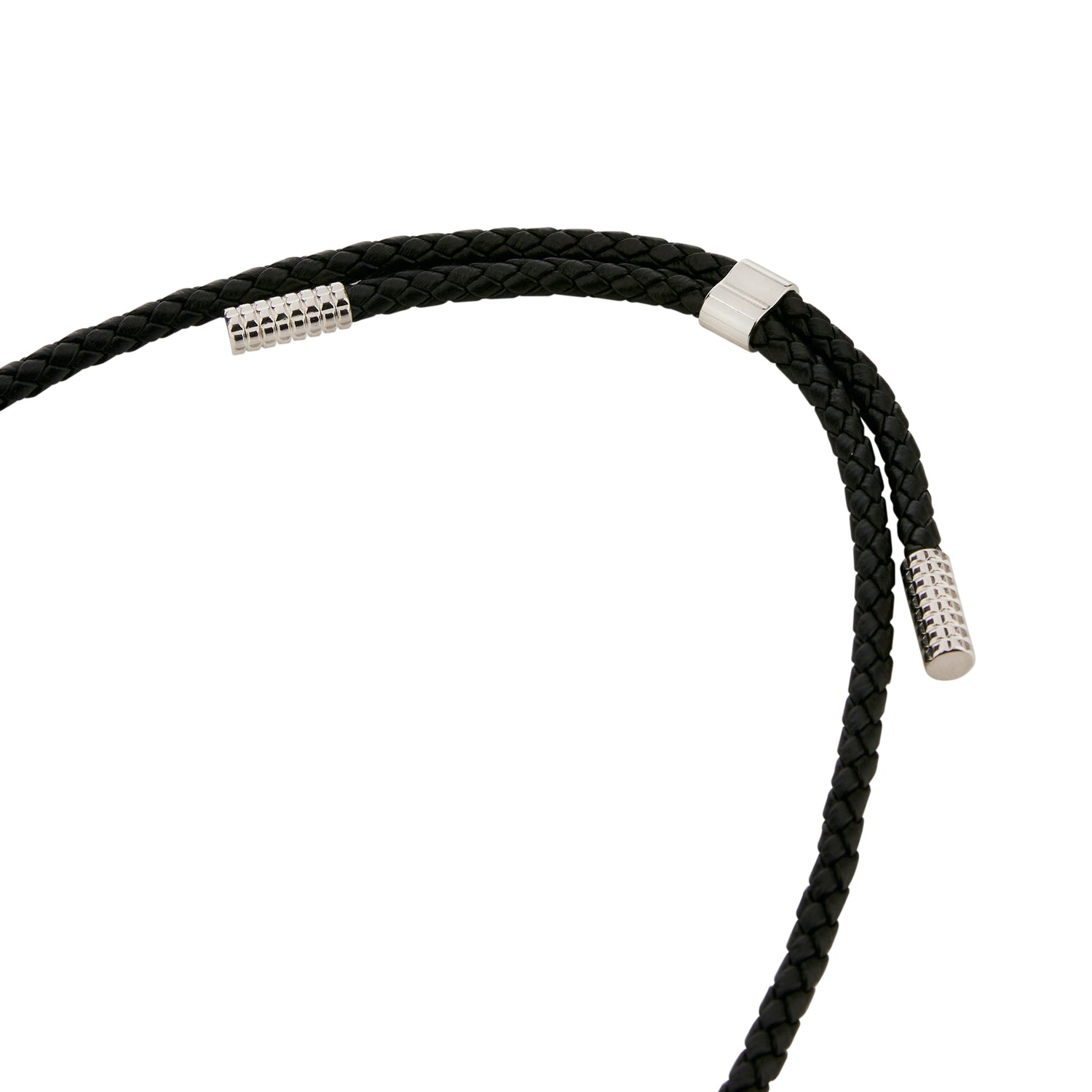 Braided Leather Crossbody Phone Strap