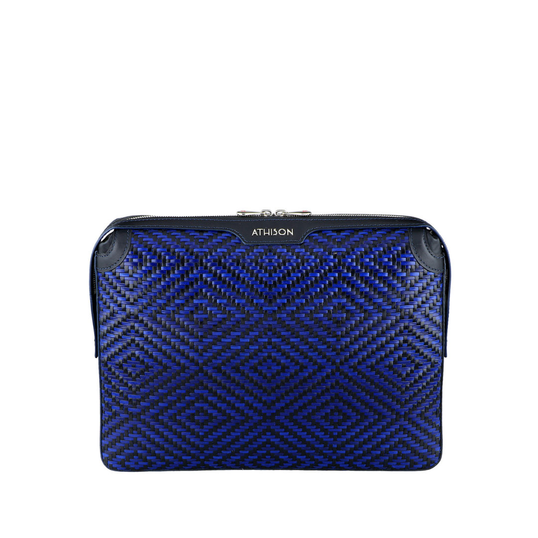 Braided Leather Document Portfolio “Sogno”