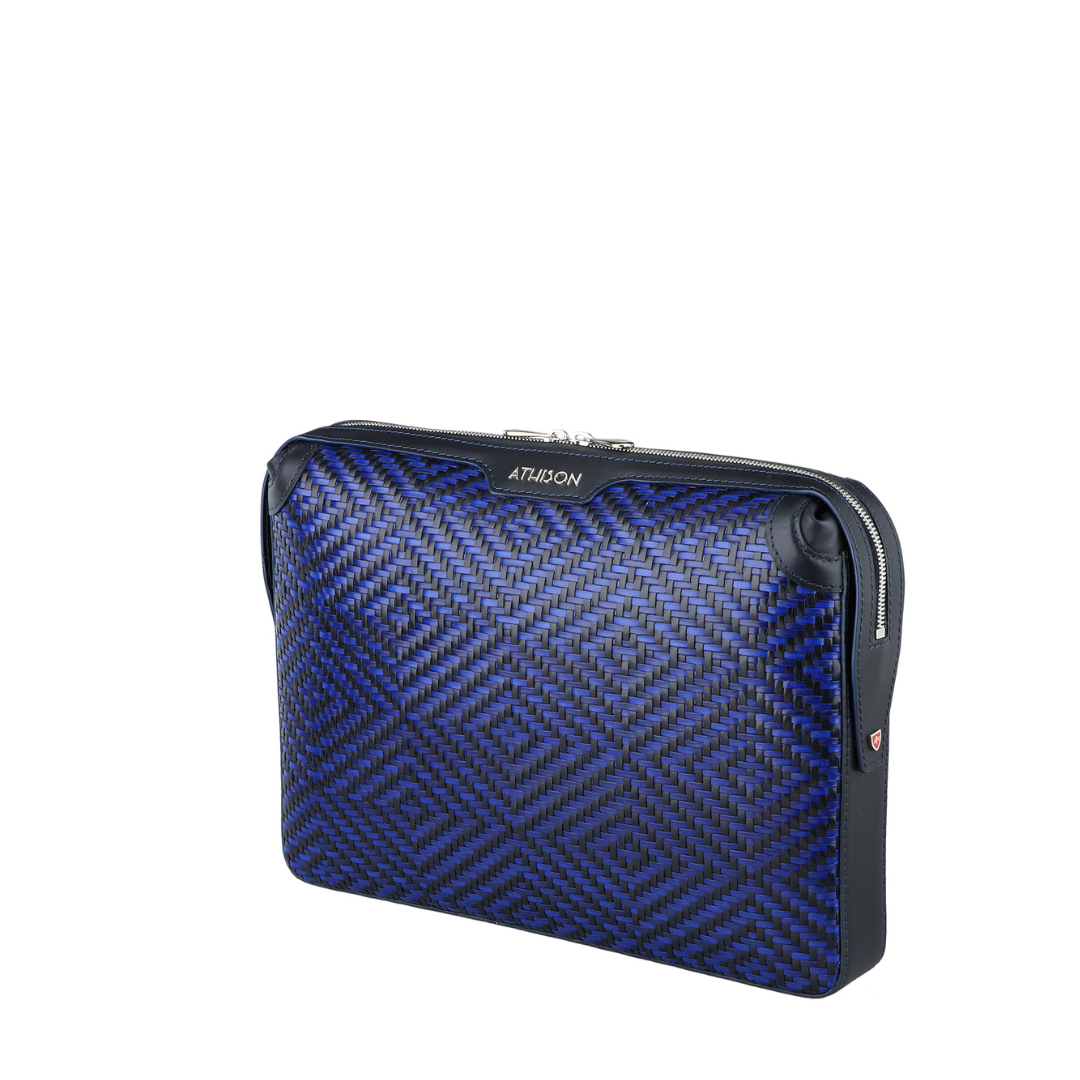Braided Leather Document Portfolio “Sogno”