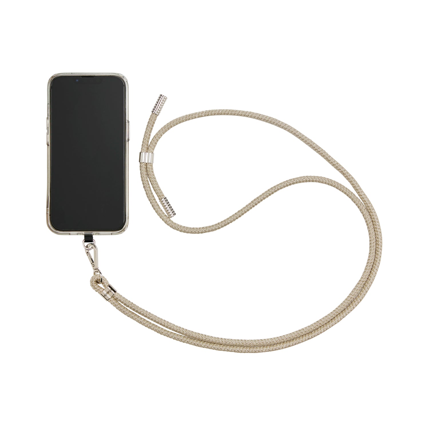 Braided Rayon Crossbody Phone Strap