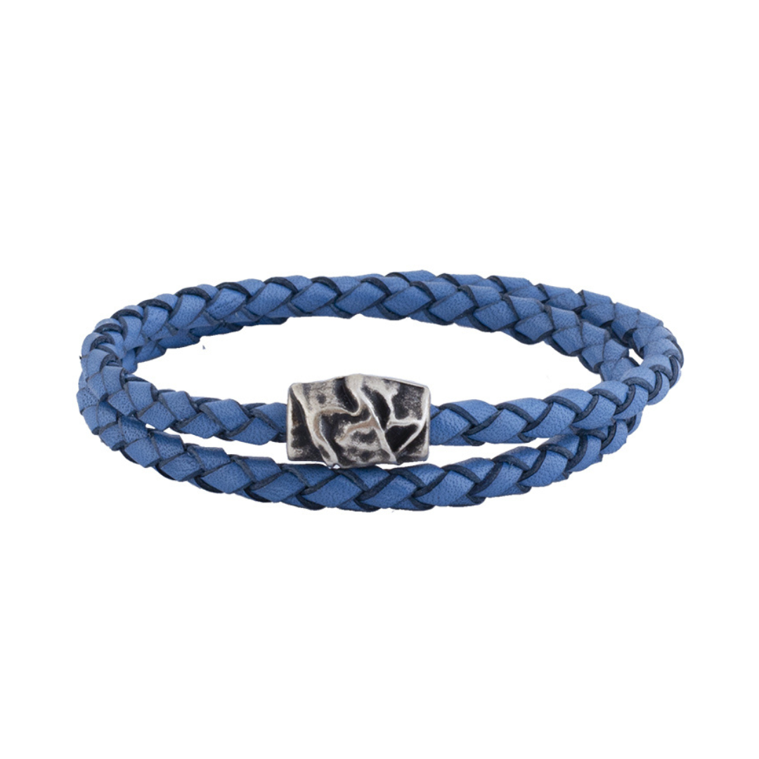Doppelwickel-Lederarmband