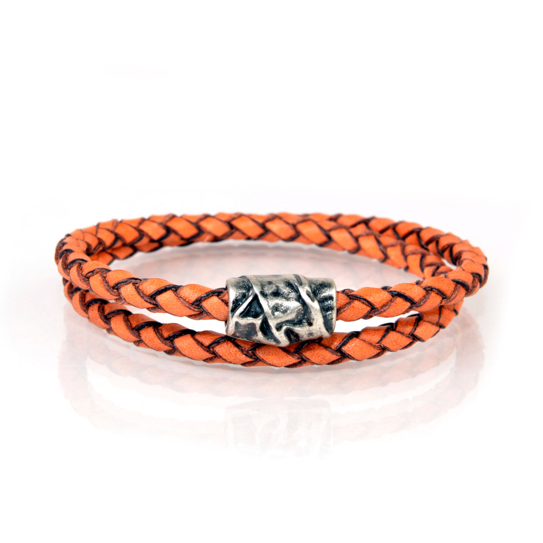 Double Turn Leather Bracelet