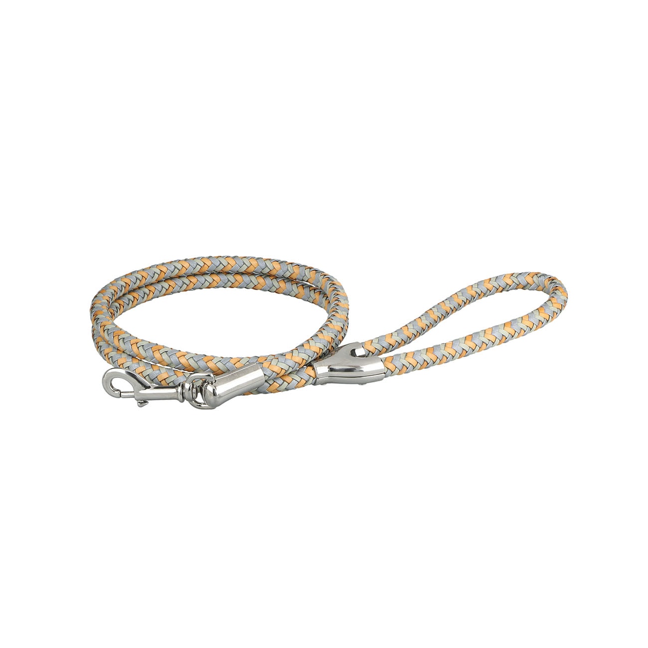 Leather and Reflector Dog Leash - Medium