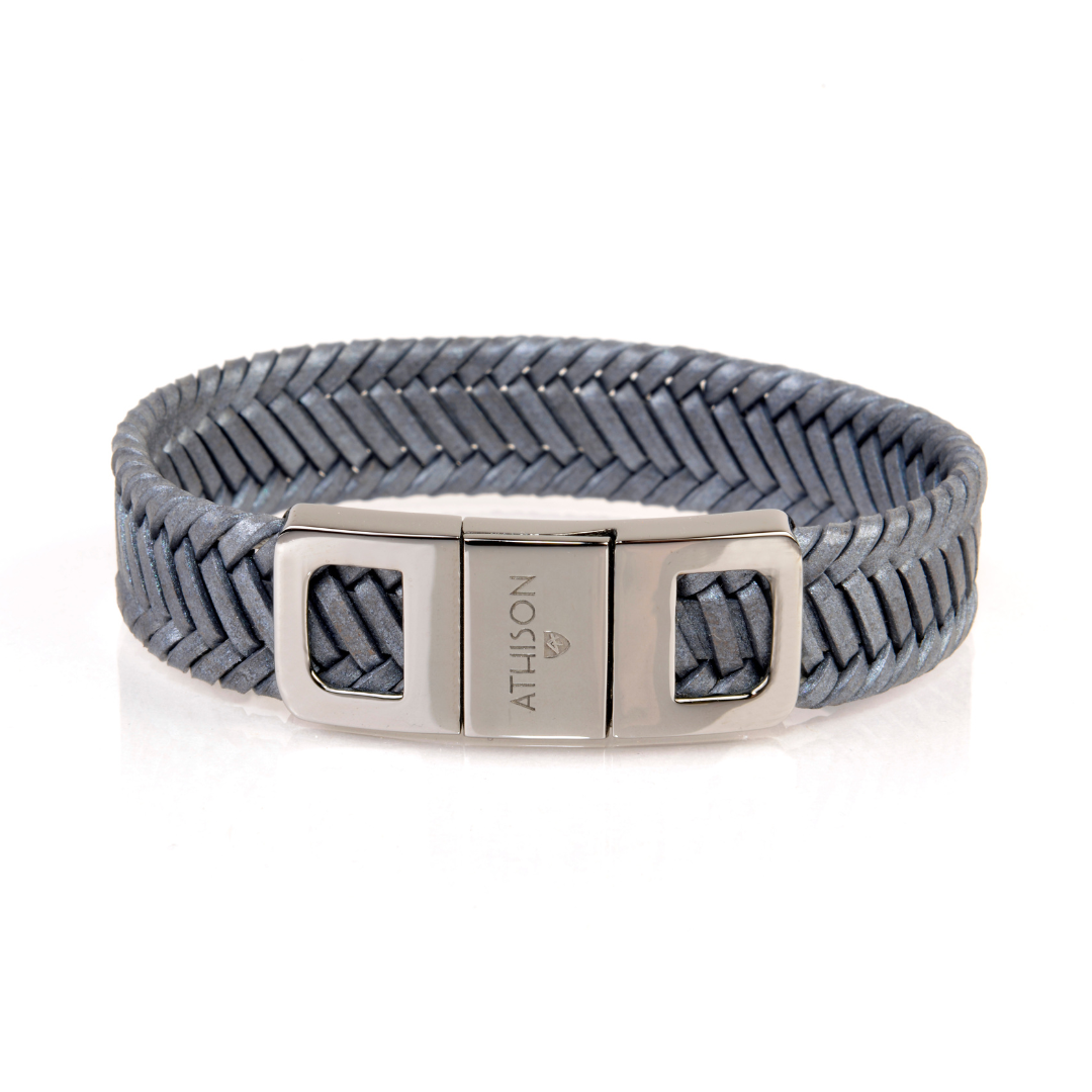 Men Leather Bracelet – Athison - Made in Italy since 1913